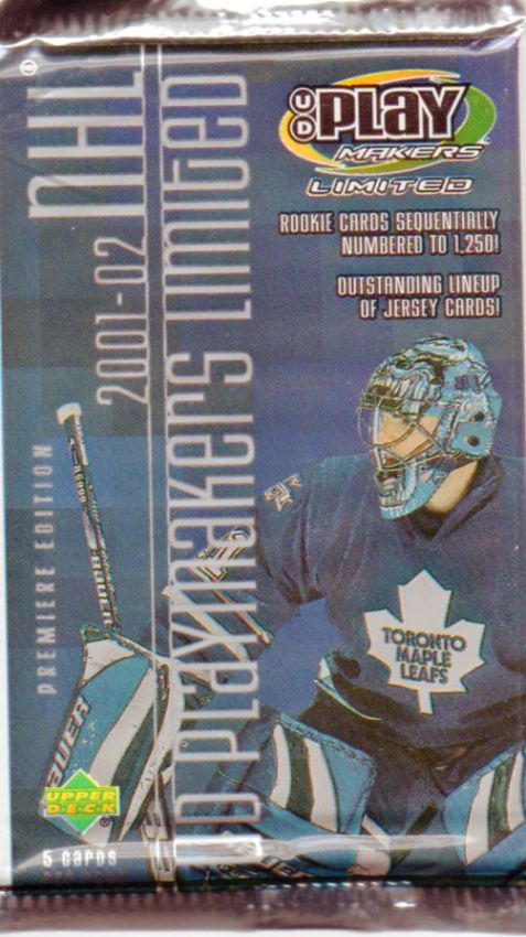 NHL 2001-02 UD Playmakers - Packet