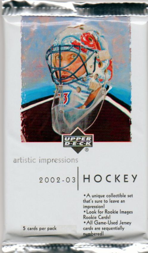 NHL 2002-03 Upper Deck Artistic Impressions - Packet