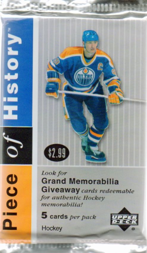 NHL 2002-03 Upper Deck A Piece of History - Packet