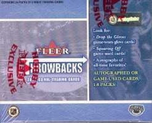 NHL 2002-03 Fleer Throwbacks - Päckchen
