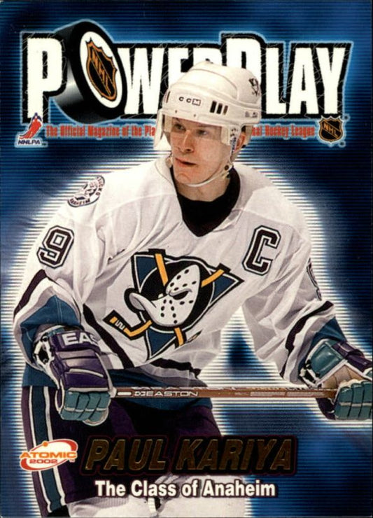 NHL 2001-02 Atomic Power Play - No 1 - Paul Kariya