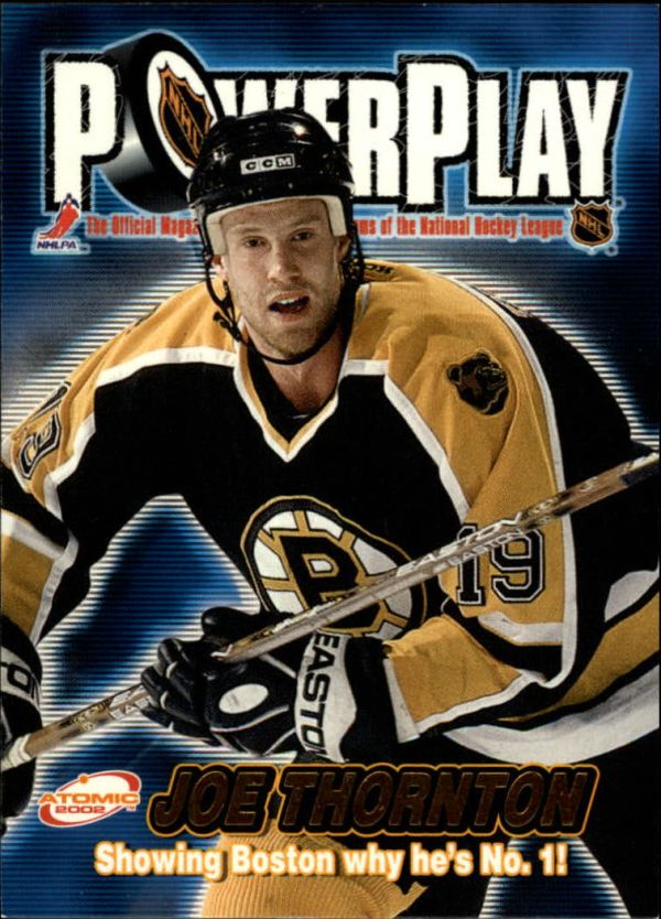 NHL 2001-02 Atomic Power Play - No 4 - Joe Thornton