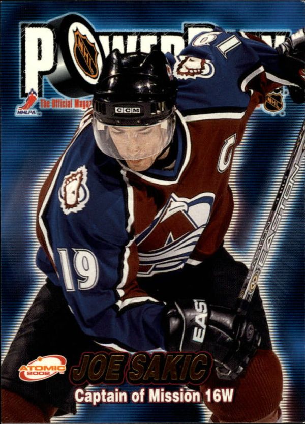 NHL 2001-02 Atomic Power Play - No 10 - Joe Sakic