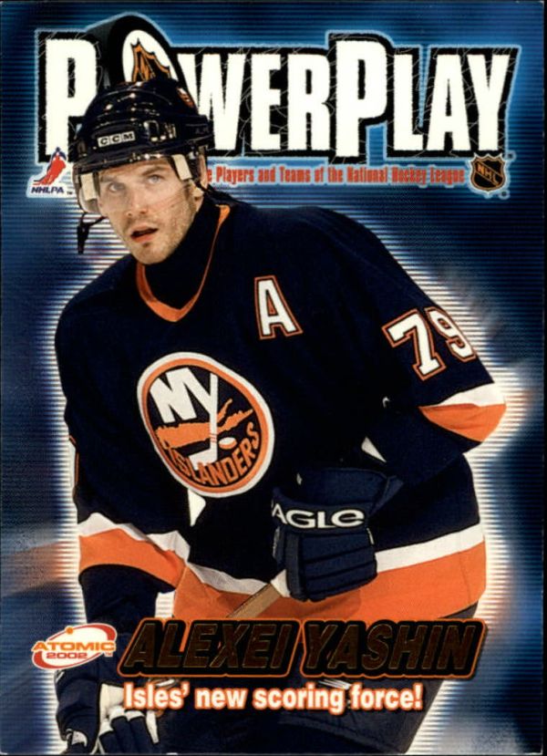 NHL 2001-02 Atomic Power Play - No 21 - Alexei Yashin