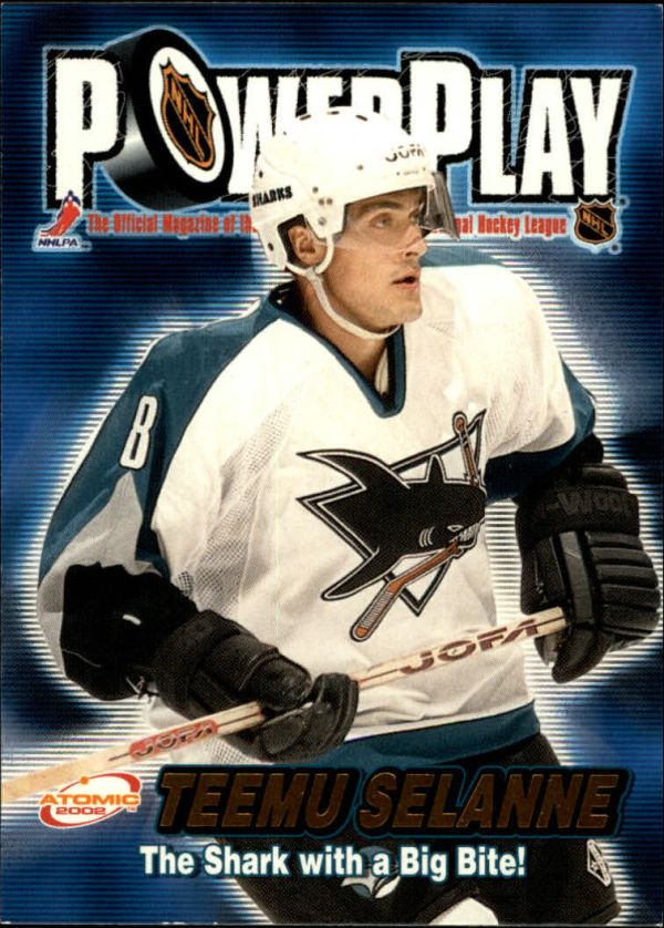 NHL 2001-02 Atomic Power Play - No 30 - Teemu Selanne