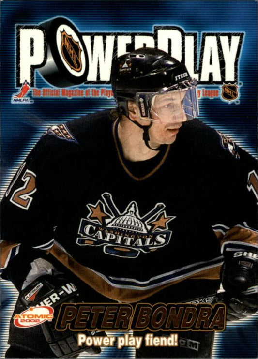 NHL 2001-02 Atomic Power Play - No 35 - Peter Bondra