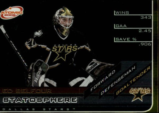 NHL 2001-02 Atomic Statosphere - No 2 - Ed Belfour