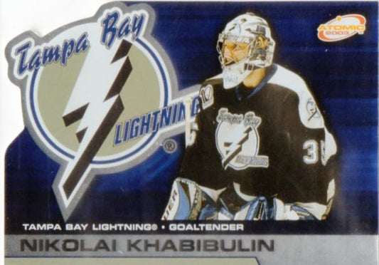 NHL 2002-03 Atomic - No 89 - Nikolai Khabibulin