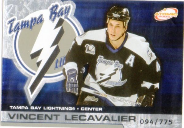 NHL 2002-03 Atomic Hobby Parallel - No 90 - Vincent Lecavalier