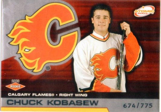 NHL 2002-03 Atomic Hobby Parallel - No 104 - Chuck Kobasew