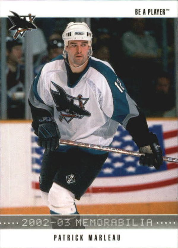 NHL 2002-03 BAP Memorabilia - No 105 - Patrick Marleau