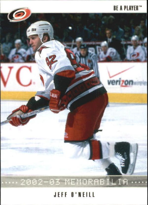 NHL 2002-03 BAP Memorabilia - No 148 - Jeff O'Neill