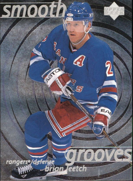 NHL 1997 / 98 Upper Deck Smooth Grooves - No SG22 - Brian Leetch