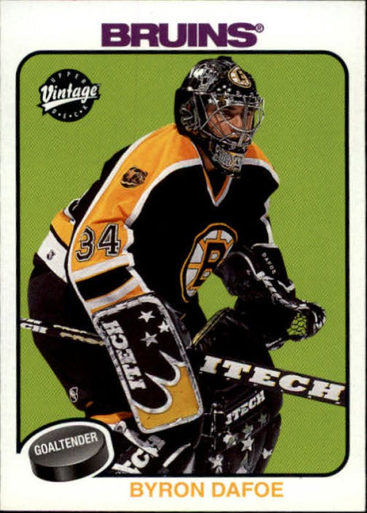 NHL 2001-02 Upper Deck Vintage - No 20 - Byron Dafoe