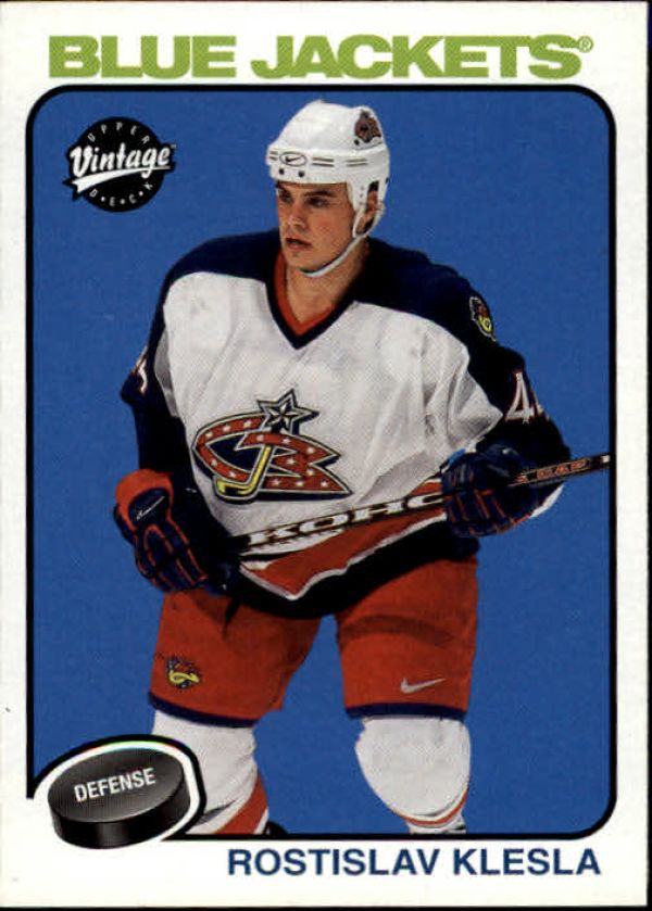 NHL 2001-02 Upper Deck Vintage - No 75 - Rostislav Klesla