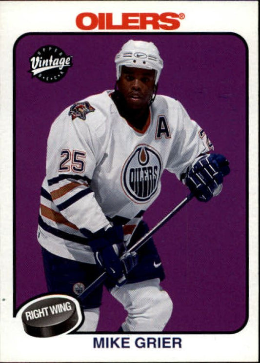 NHL 2001-02 Upper Deck Vintage - No 100 - Mike Grier