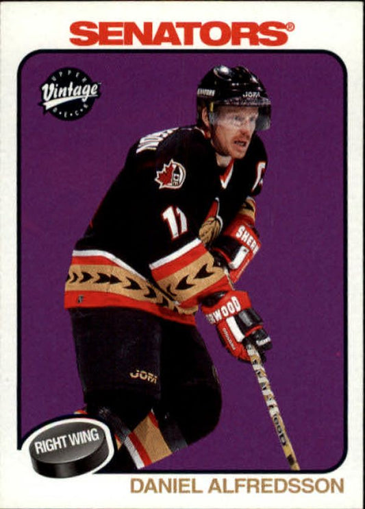 NHL 2001-02 Upper Deck Vintage - No 177 - Daniel Alfredsson