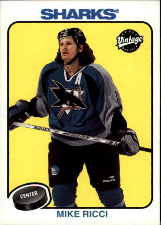 NHL 2001-02 Upper Deck Vintage - No 212 - Mike Ricci