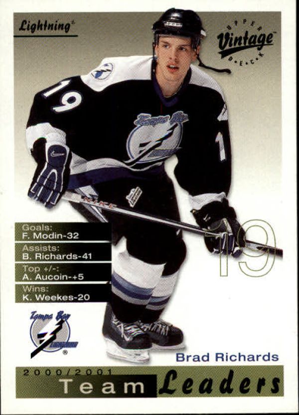 NHL 2001-02 Upper Deck Vintage - No 233 - Brad Richards