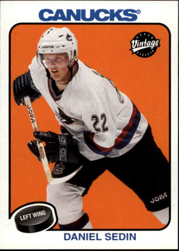 NHL 2001-02 Upper Deck Vintage - No 245 - Daniel Sedin