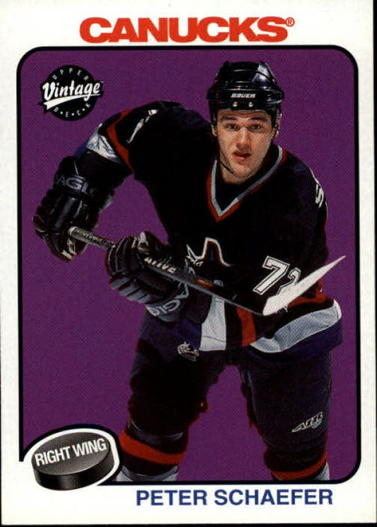 NHL 2001-02 Upper Deck Vintage - No 246 - Peter Schaefer