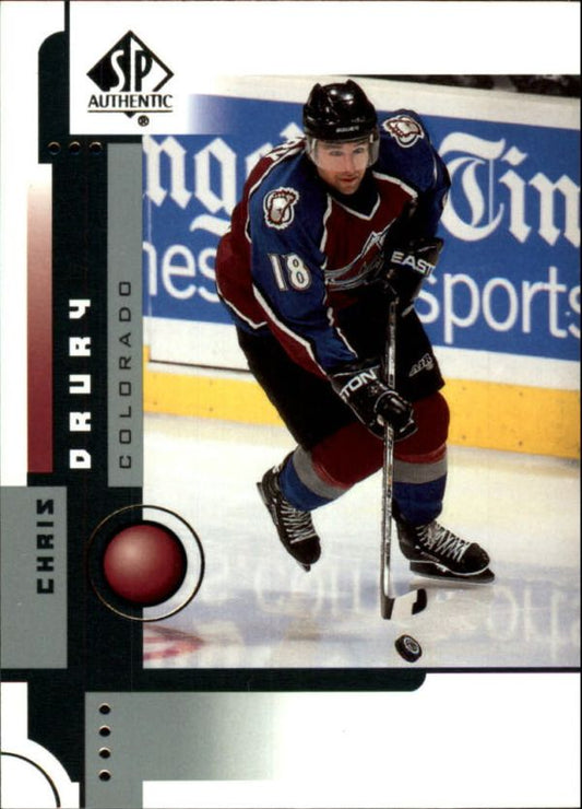 NHL 2001-02 SP Authentic - No 20 - Chris Drury