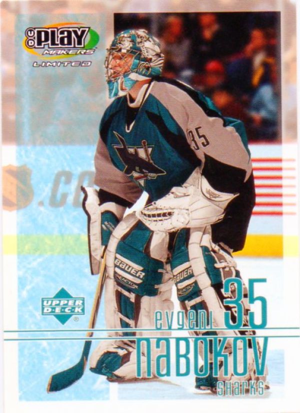 NHL 2001-02 UD Playmakers - No 83 - Evgeni Nabokov