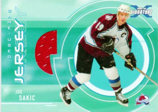 NHL 2002-03 BAP Signature Series Jerseys - No SGJ-22 - Joe Sakic