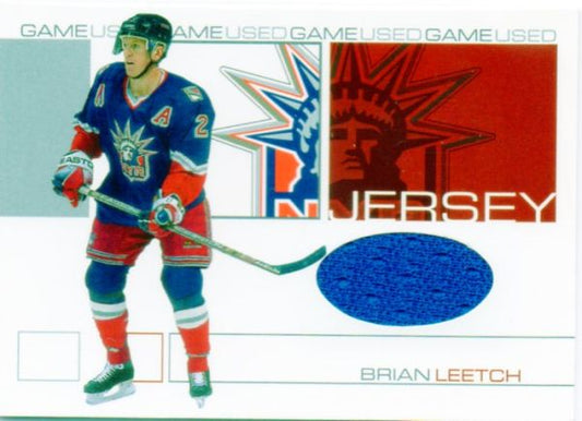 NHL 2001-02 BAP Signature Series Jerseys - No GJ-39 - Brian Leetch