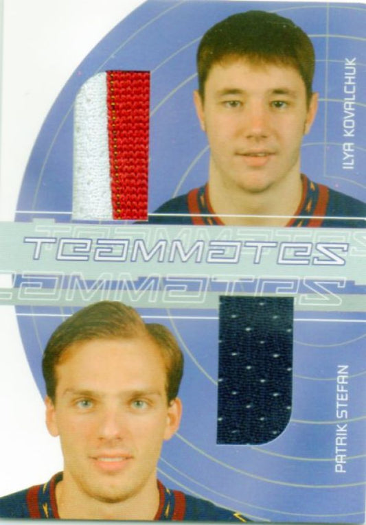 NHL 2001-02 BAP Signature Series Teammates - No TM-02 - Ilya Kovalchuk / Patrik Stefan