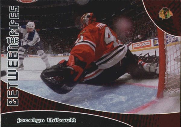 NHL 2001-02 Between The Pipes - No 102 - Jocelyn Thibault