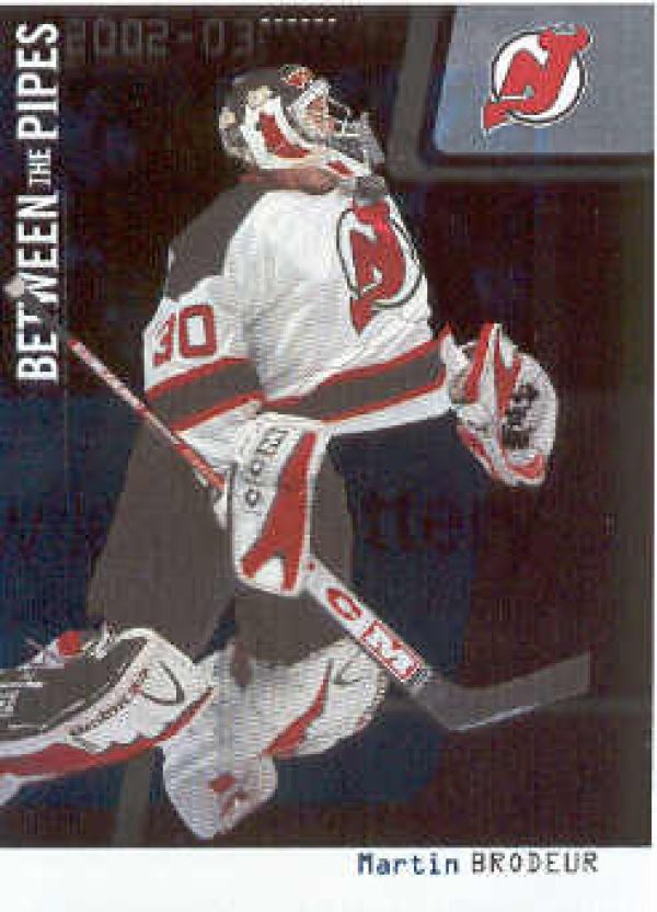 NHL 2002-03 Between The Pipes - No 8 - Martin Brodeur