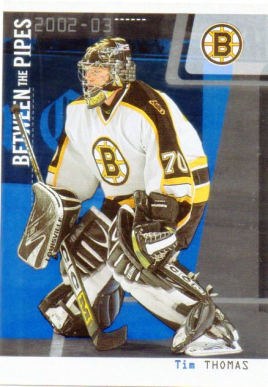 NHL 2002-03 Between The Pipes - No 63 - Tim Thomas