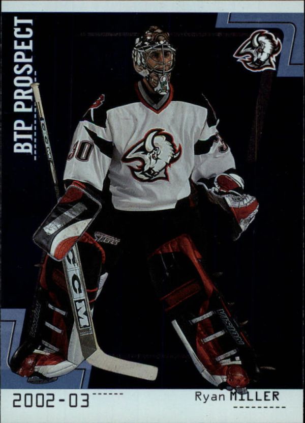 NHL 2002-03 Between The Pipes - No 105 - Ryan Miller