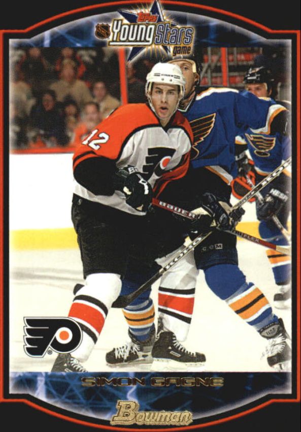 NHL 2002-03 Bowman YoungStars - No 43 - Simon Gagne