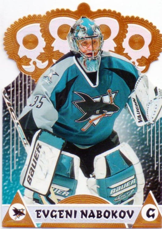 NHL 2001-02 Pacific Gold Crown Die-Cuts - No 19 - Evgeni Nabokov