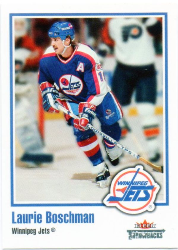 NHL 2002-03 Fleer Throwbacks - No 55 - Laurie Boschman