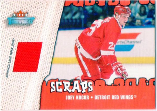 NHL 2002-03 Fleer Throwbacks Scraps - No 4 - Joey Kocur