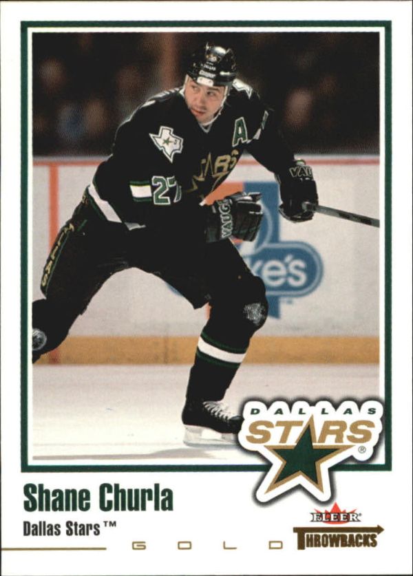 NHL 2002-03 Fleer Throwbacks Gold - No 79G - Shane Churla