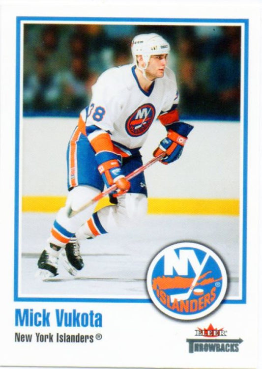 NHL 2002-03 Fleer Throwbacks - No 83 - Mick Vukota