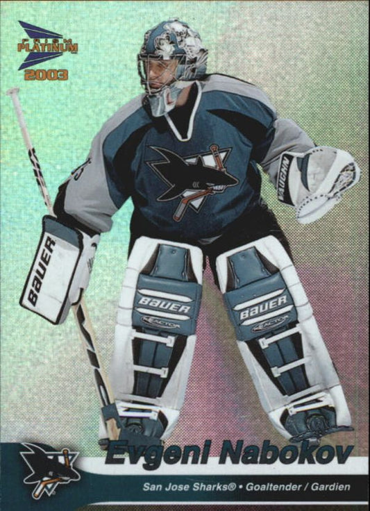 NHL 2002-03 McDonald's Pacific - No 34 - Evgeni Nabokov