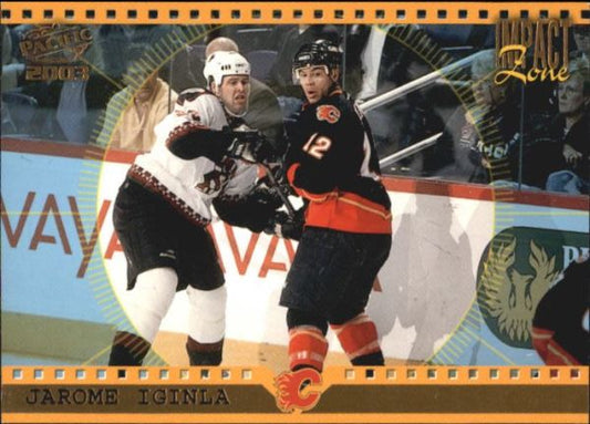 NHL 2002-03 Pacific Impact Zone - No 4 - Jarome Iginla