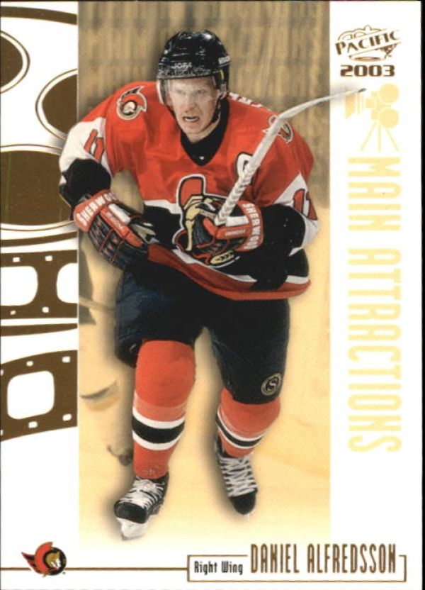 NHL 2002-03 Pacific Main Attractions - No 14 - Daniel Alfredsson