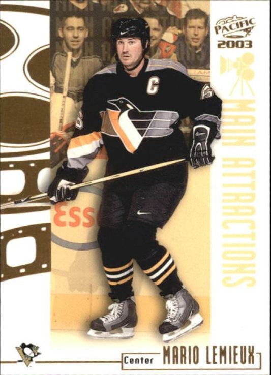 NHL 2002-03 Pacific Main Attractions - No 16 - Mario Lemieux