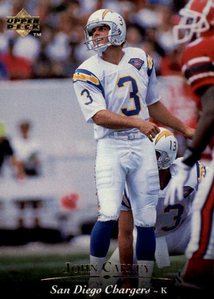 NFL 1995 Upper Deck - No 225 - John Carney
