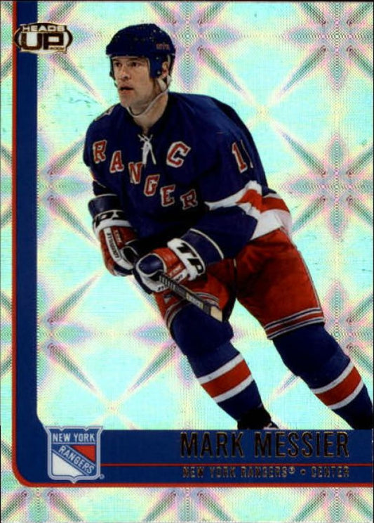 NHL 2001-02 Pacific Heads Up - No 65 - Mark Messier