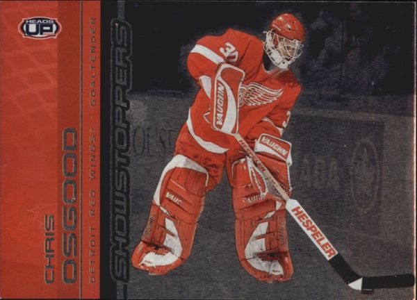 NHL 2001-02 Pacific Heads Up Showstoppers - No 7 - Chris Osgood