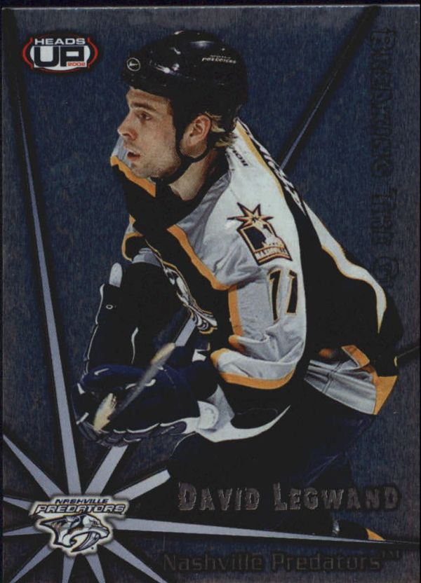 NHL 2001-02 Pacific Heads Up Breaking the Glass - No 13 - David Legwand