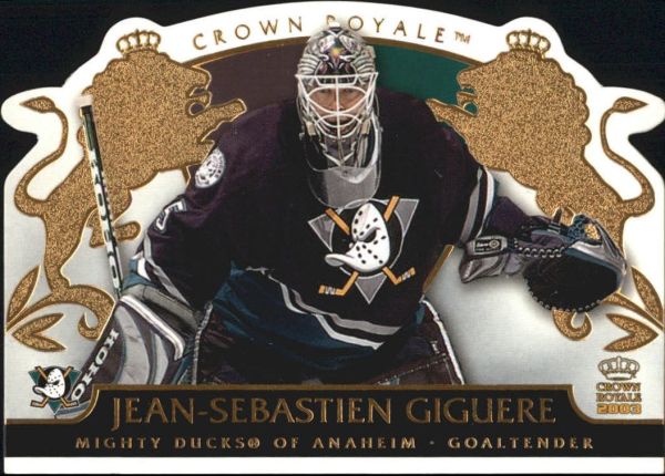 NHL 2002-03 Crown Royale - No 1 - Jean-Sebastien Giguere