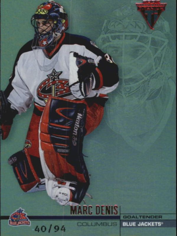 NHL 2001-02 Titanium Hobby Parallel Red - No 39 - Marc Denis